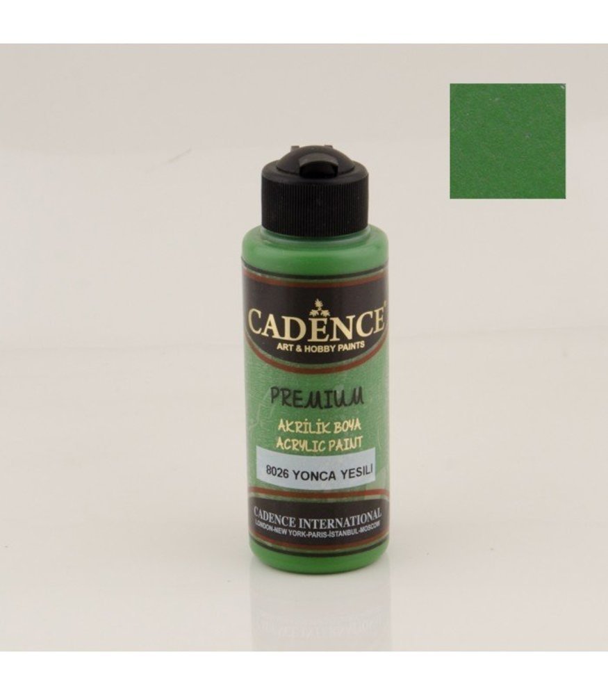 Cadence Akrilik Boya 8026 Yonca Yeşili Ahşap Boyası 120ML