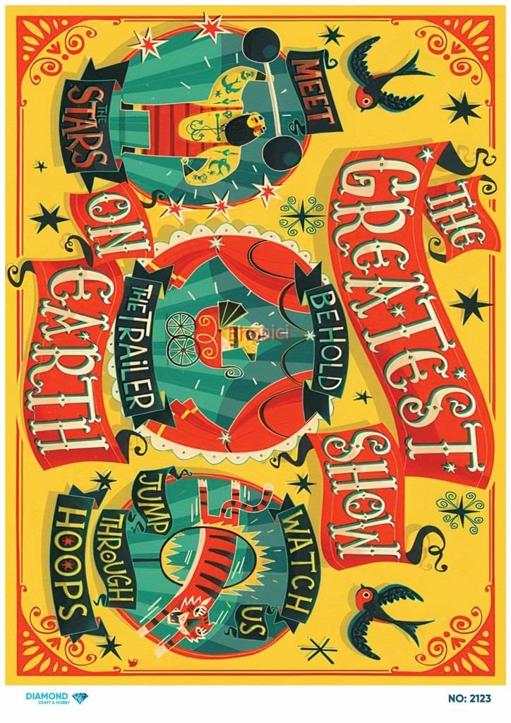 Diamond Pirinç Dekopaj Kağıdı - 2124