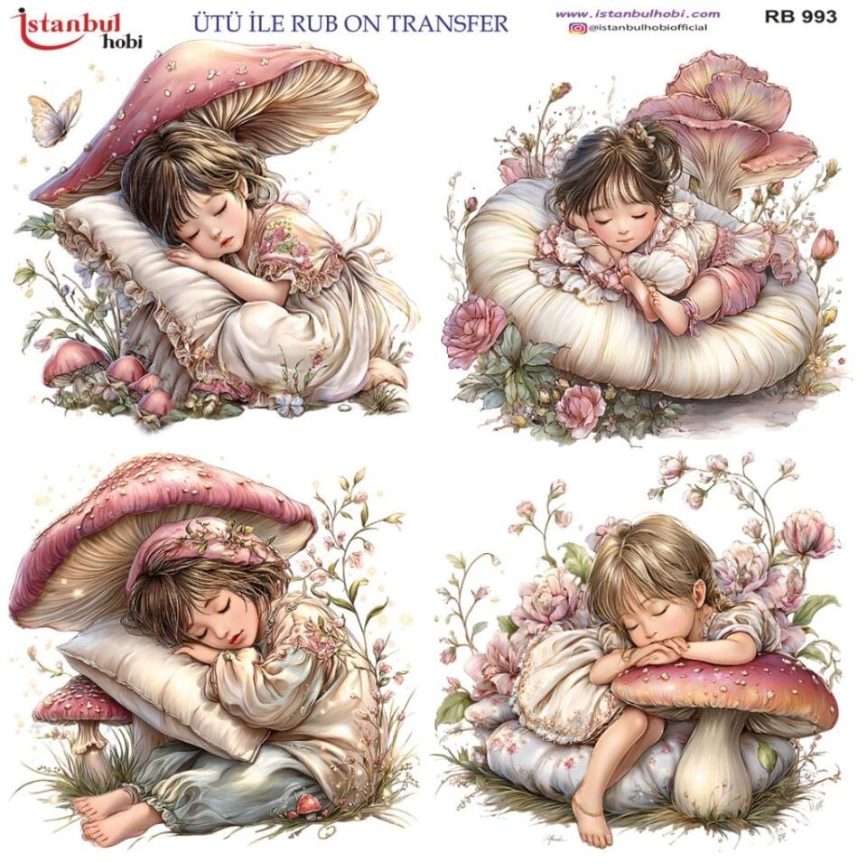 Ütü ile Rub On Transfer Kağıdı 30x30cm RB-993