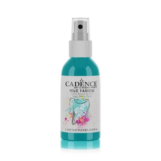 Cadence Your Fashion Sprey Kumaş Boyası 1115 Turkuaz 100ml
