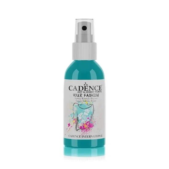 Cadence Your Fashion Sprey Kumaş Boyası 1115 Turkuaz 100ml