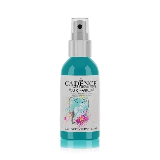 Cadence Your Fashion Sprey Kumaş Boyası 1115 Turkuaz 100ml