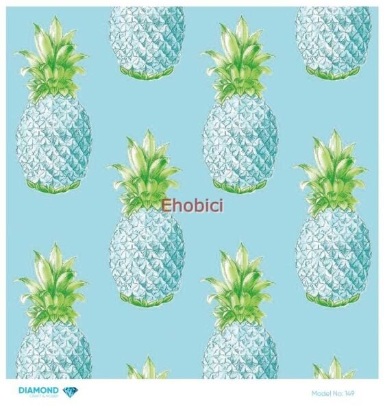 Diamond Pirinç Dekopaj Kağıdı - 149 - 30x30