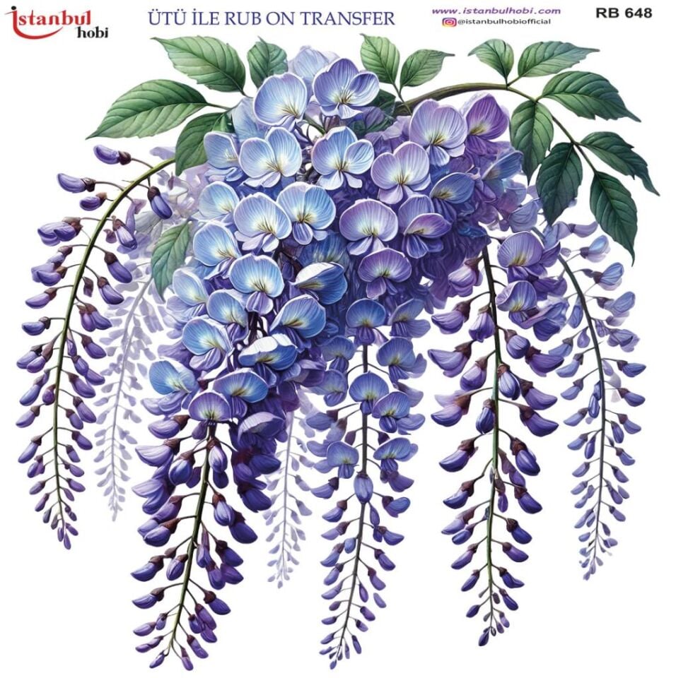 Ütü ile Rub On Transfer Kağıdı 30x30cm RB-648