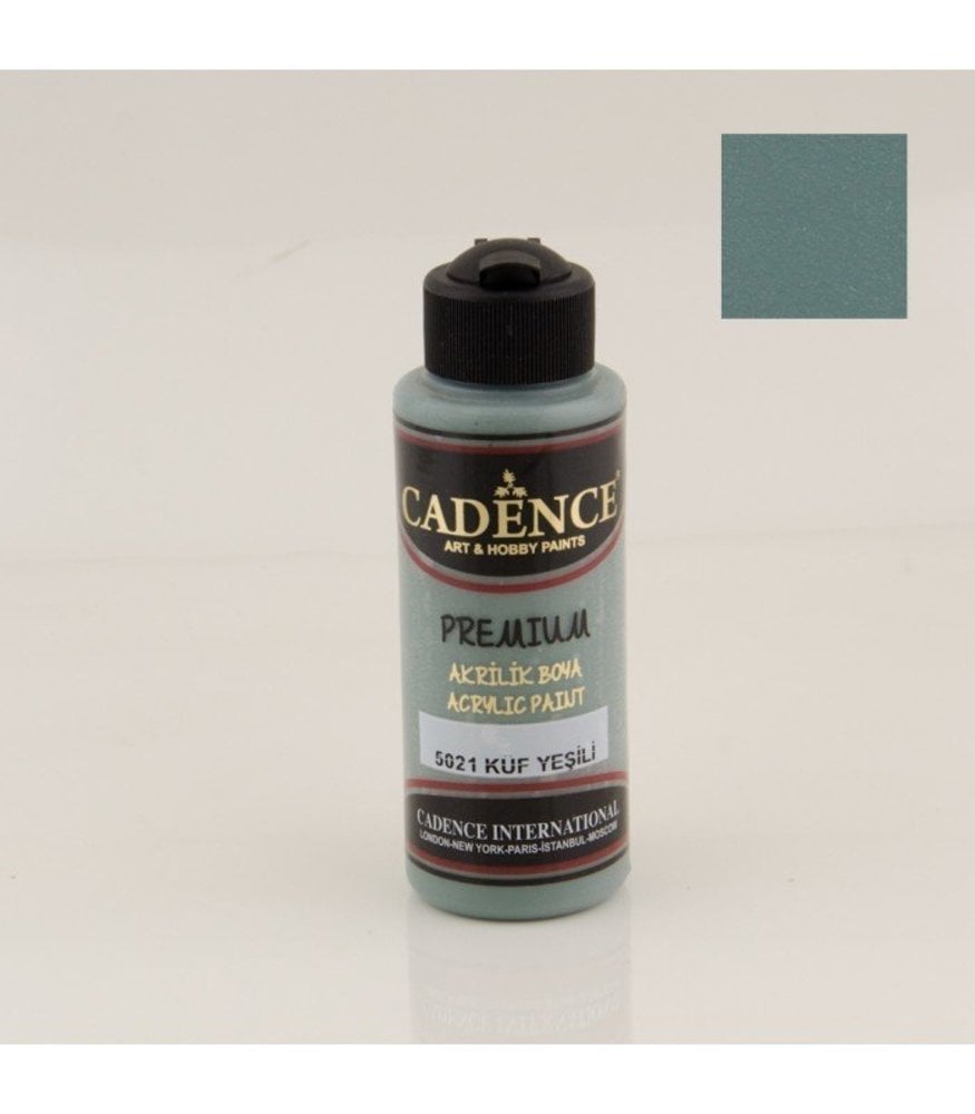Cadence Akrilik Boya 5021 Küf Yeşili Ahşap Boyası 120ML