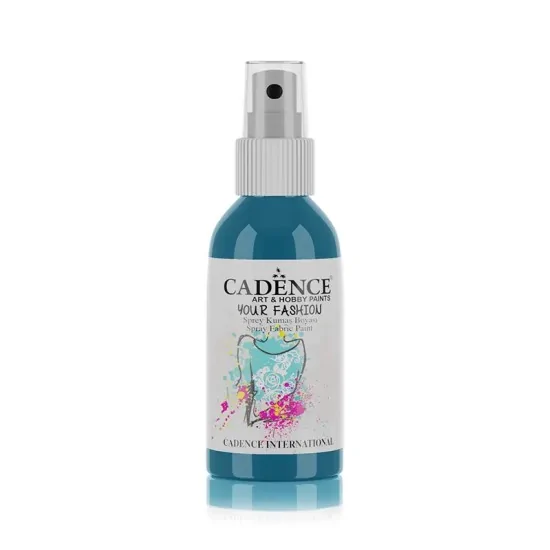 Cadence Your Fashion Sprey Kumaş Boyası 1116 Koyu Turkuaz 100ml
