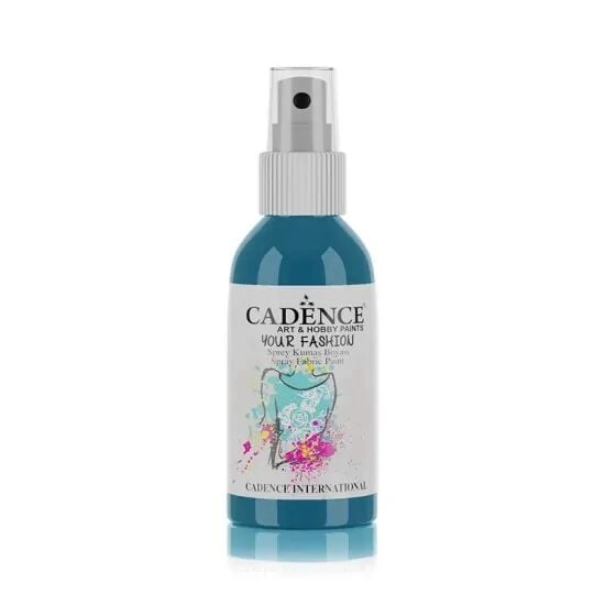 Cadence Your Fashion Sprey Kumaş Boyası 1116 Koyu Turkuaz 100ml