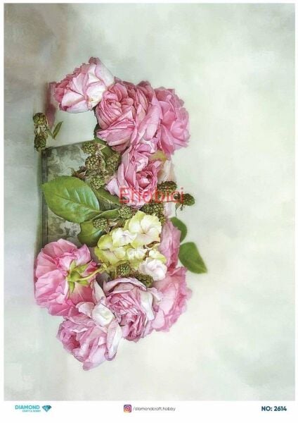 Diamond Pirinç Dekopaj Kağıdı - 2614