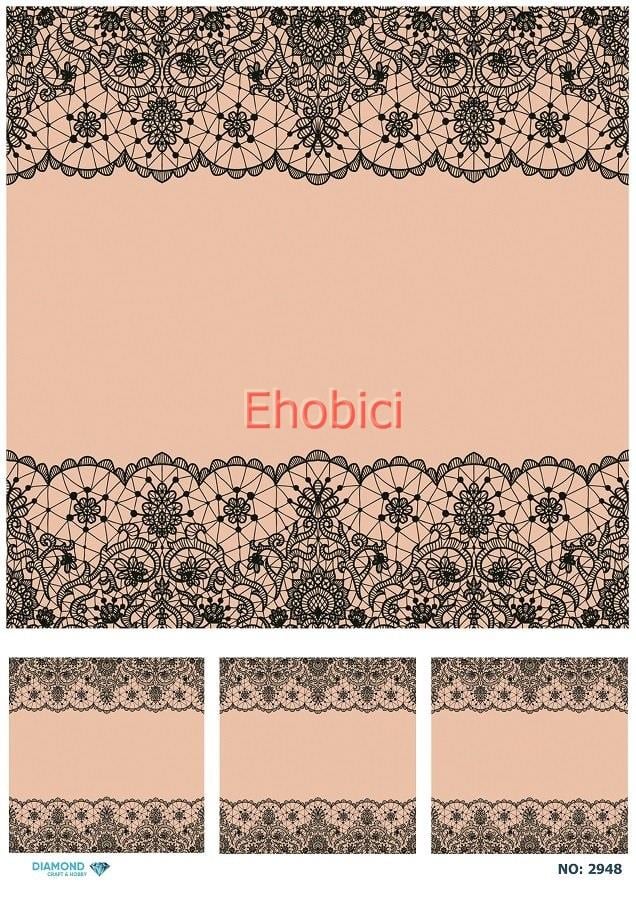 Diamond Pirinç Dekopaj Kağıdı - 2948