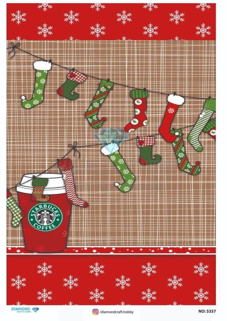 Diamond Pirinç Dekopaj Kağıdı - 5357