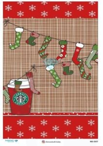 Diamond Pirinç Dekopaj Kağıdı - 5357