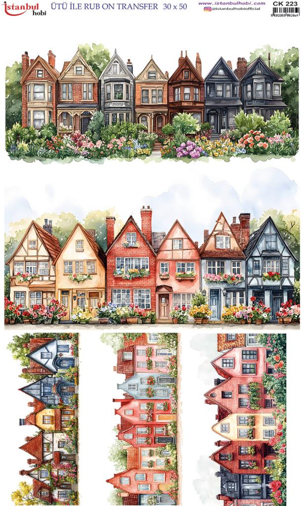 Ütü İle Rub On Transfer Kağıdı 30x50cm CK223