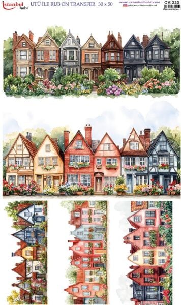 Ütü İle Rub On Transfer Kağıdı 30x50cm CK223