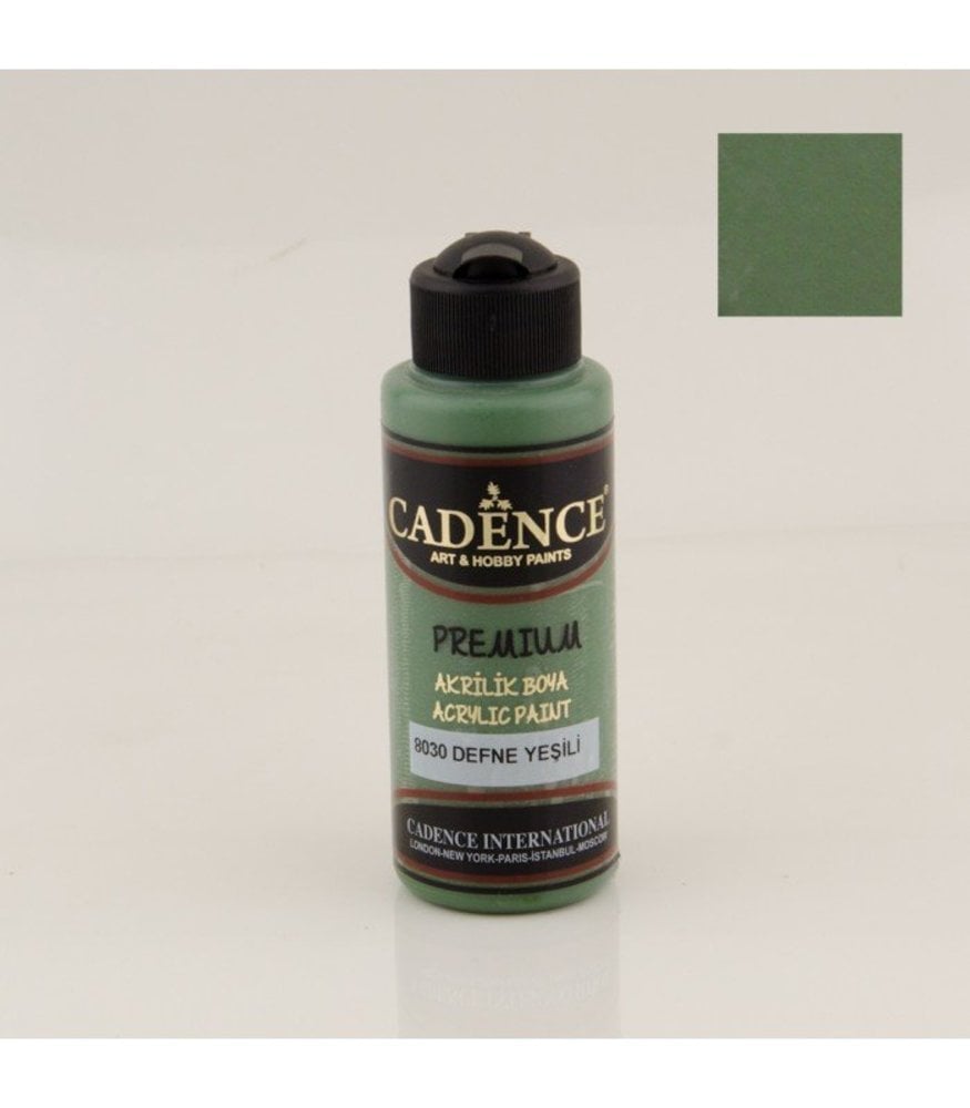 Cadence Akrilik Boya 8030 Defne Yeşili Ahşap Boyası 120ML