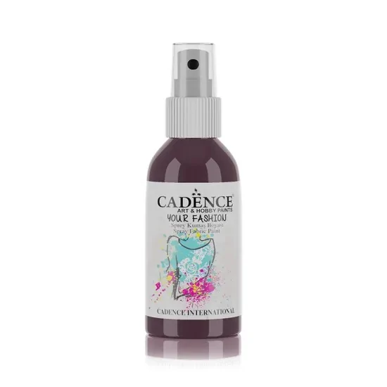 Cadence Your Fashion Sprey Kumaş Boyası 1117 Patlıcan 100ml