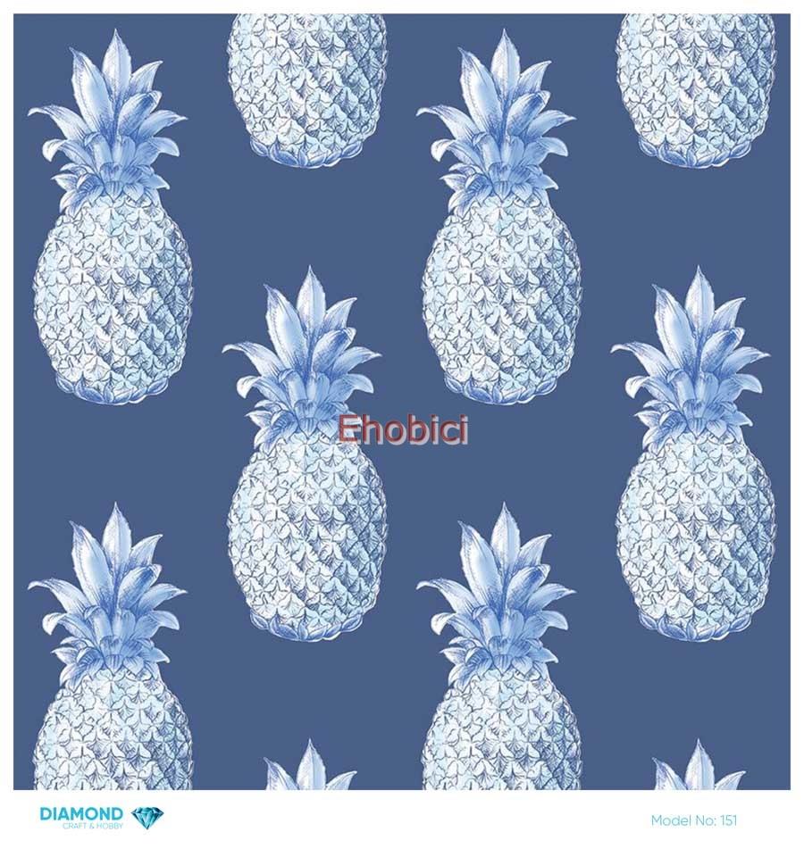 Diamond Pirinç Dekopaj Kağıdı - 151 - 30x30