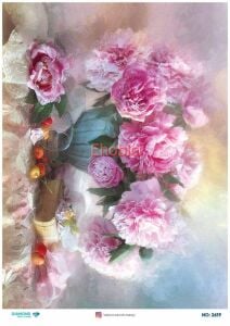 Diamond Pirinç Dekopaj Kağıdı - 2619