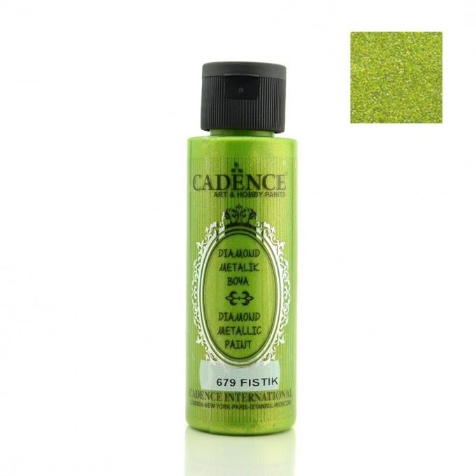 Cadence Diamond Metalik Boya 679 Fıstık 70ML