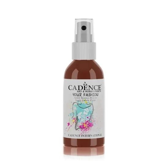 Cadence Your Fashion Sprey Kumaş Boyası 1118 Kahverengi 100ml