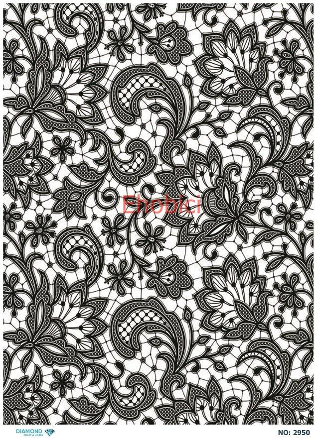 Diamond Pirinç Dekopaj Kağıdı - 2950