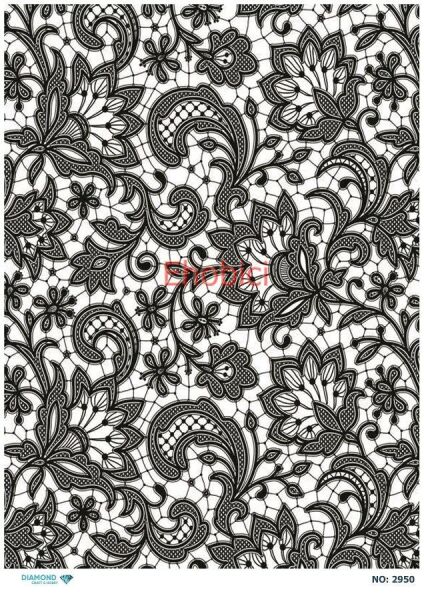 Diamond Pirinç Dekopaj Kağıdı - 2950