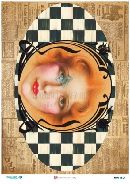 Diamond Pirinç Dekopaj Kağıdı - 3501