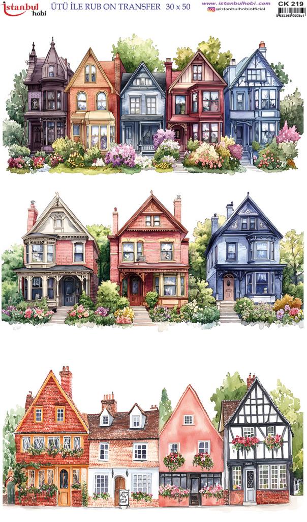 Ütü İle Rub On Transfer Kağıdı 30x50cm CK219