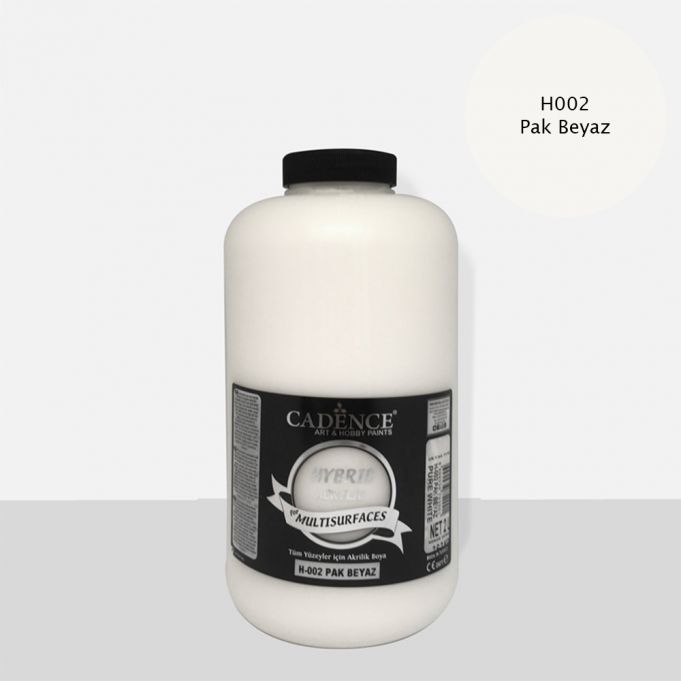 Cadence Hibrit Multisurface Boya 2000ml H-002 Pak Beyaz (3 Kg)