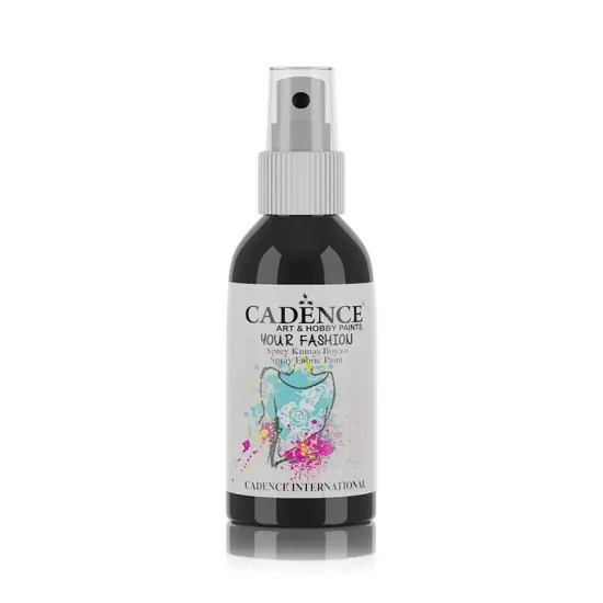 Cadence Your Fashion Sprey Kumaş Boyası 1119 Siyah 100ml