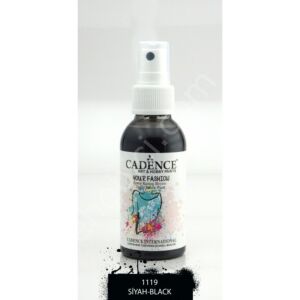 Cadence Your Fashion Sprey Kumaş Boyası - 1119 Siyah