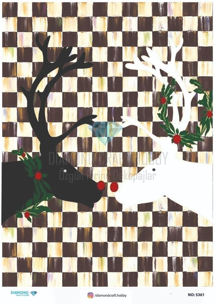 Diamond Pirinç Dekopaj Kağıdı - 5361