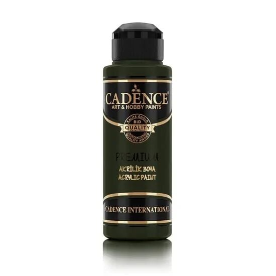 Cadence Akrilik Boya 5150 Antik Yağ Yeşili Ahşap Boyası 120ML
