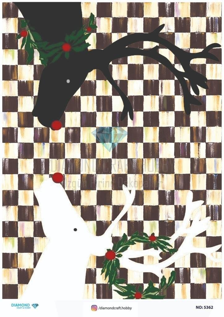 Diamond Pirinç Dekopaj Kağıdı - 5362