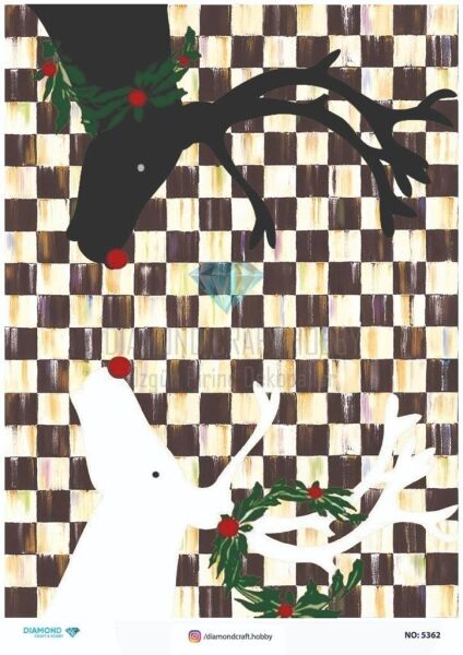 Diamond Pirinç Dekopaj Kağıdı - 5362