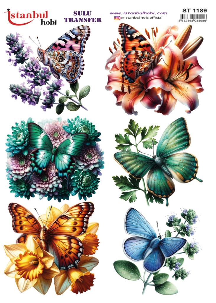 Sulu Transfer Kağıdı 25x35cm ST-1189