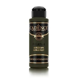Cadence Akrilik Boya 8012 Haki Yeşili Ahşap Boyası 120ML