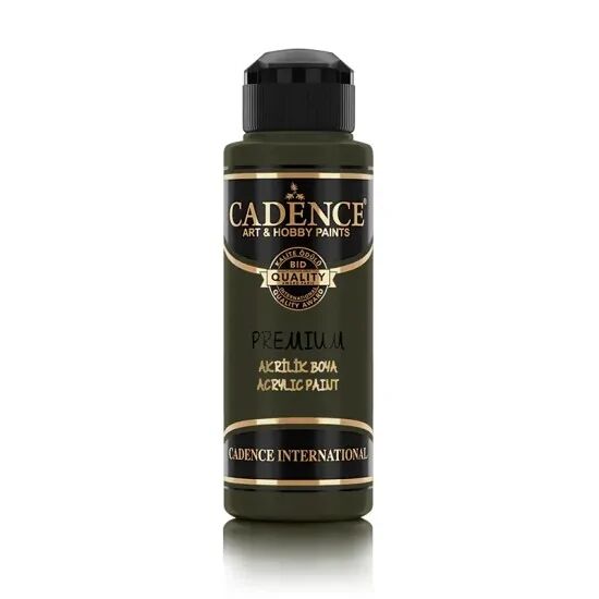 Cadence Akrilik Boya 8012 Haki Yeşili Ahşap Boyası 120ML