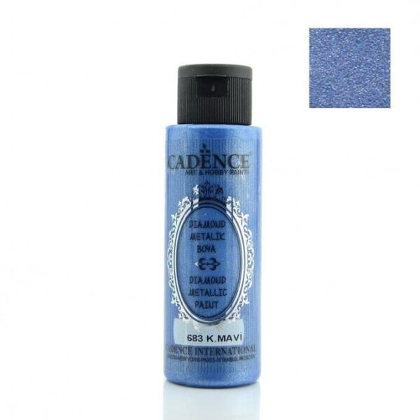 Cadence Diamond Metalik Boya 683 Koyu Mavi 70ml
