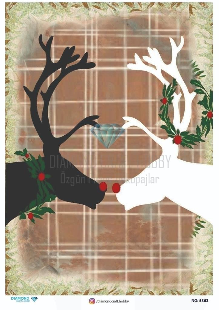 Diamond Pirinç Dekopaj Kağıdı - 5363