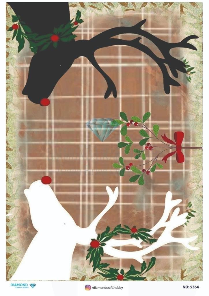 Diamond Pirinç Dekopaj Kağıdı - 5364