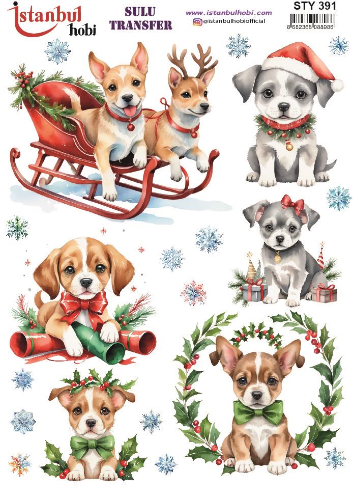 Yılbaşı Sulu Transfer 25x35cm STY391