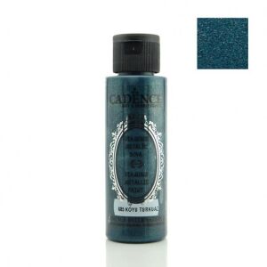 Cadence Diamond Metalik Boya 685 Koyu Turkuaz 70ml