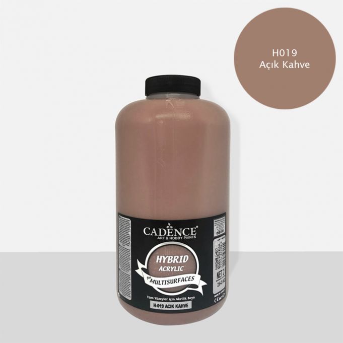 Cadence Hibrit Multisurface Boya 2000ml H-019 Açık Kahve (3 Kg)