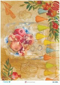 Diamond Pirinç Dekopaj Kağıdı - 3594