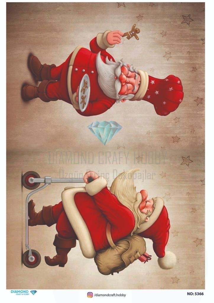 Diamond Pirinç Dekopaj Kağıdı - 5366