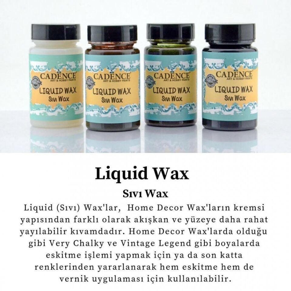 Cadence Sıvı Wax Şeffaf 90ml