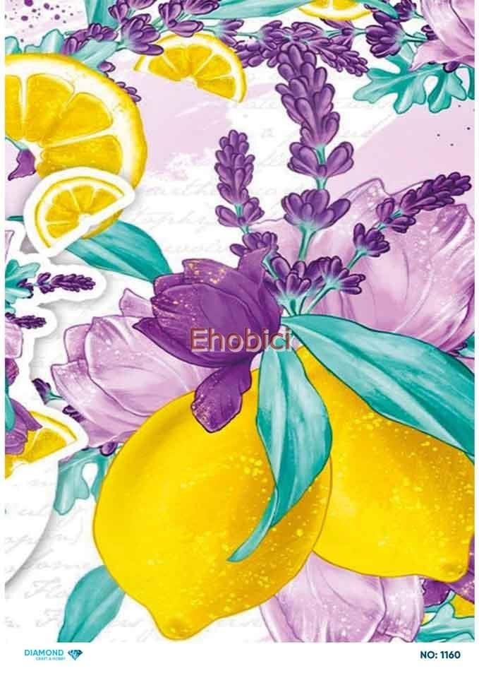 Diamond Pirinç Dekopaj Kağıdı - 1160