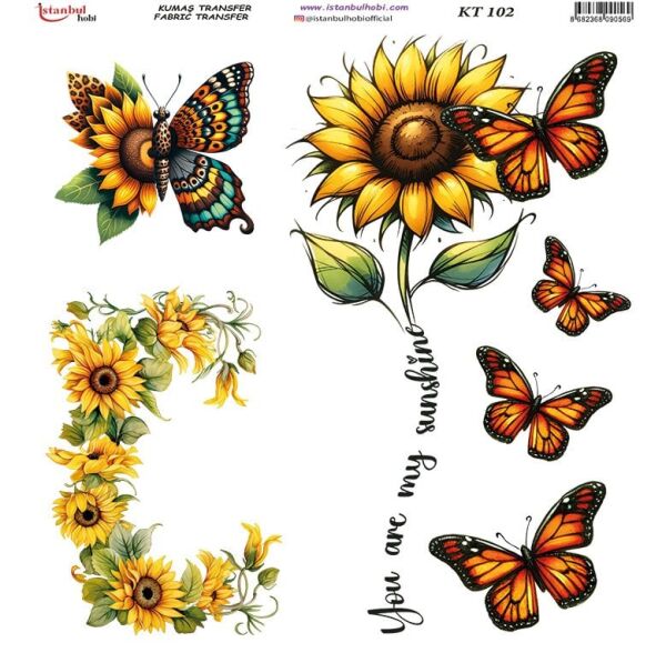 Kumaş Transfer Kağıdı 20x20cm KT-102