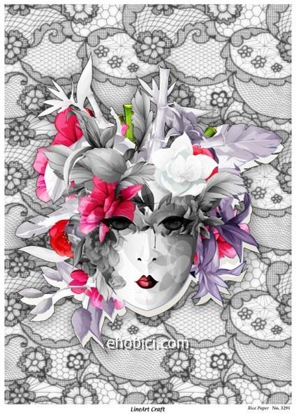 Lineart Pirinç Dekopaj Kağıdı Model - 3291