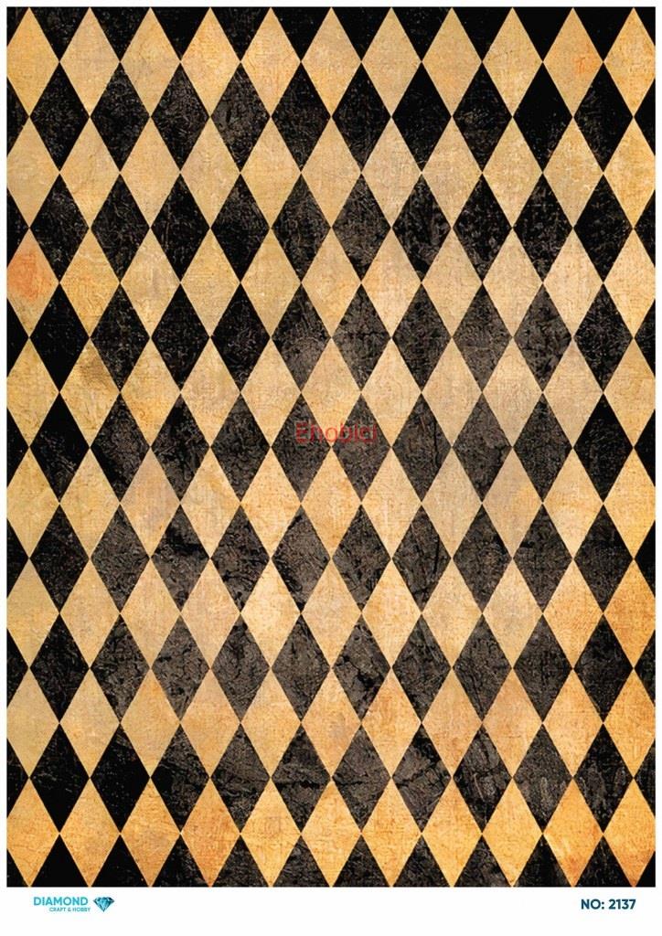 Diamond Pirinç Dekopaj Kağıdı - 2137